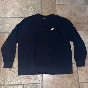NIKE black comfy crewneck size XXL